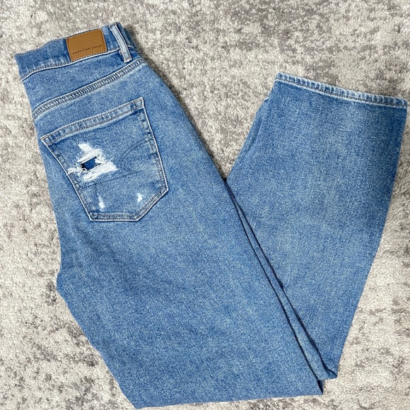 NEW 90s boyfriend ripped jeans, size 4 - Picture 2 of 5